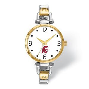 Ladies University of Southern California Elegant 2-tone Watch